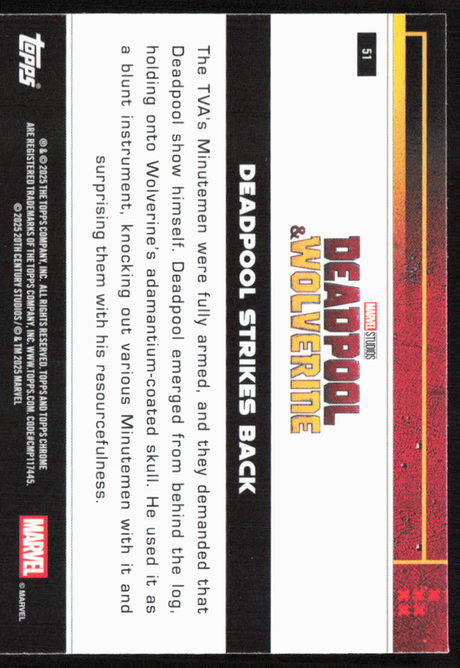 51 Deadpool Strikes Back - Base - Multiverse And More
