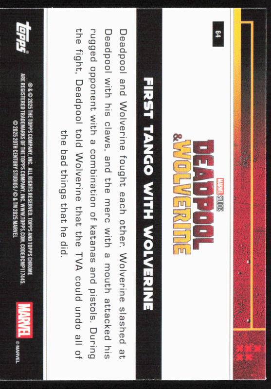 64 First Tango With Wolverine - Base - Multiverse And More