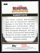 41 Sabretooth - Base - Characters Prism Refractor
