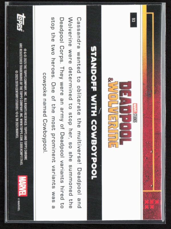 93 Standoff with Cowboypool - Base - Multiverse And More Prism Refractor