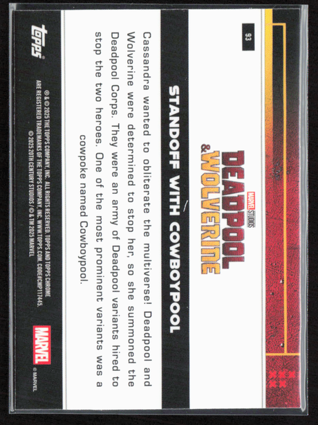 93 Standoff with Cowboypool - Base - Multiverse And More Prism Refractor