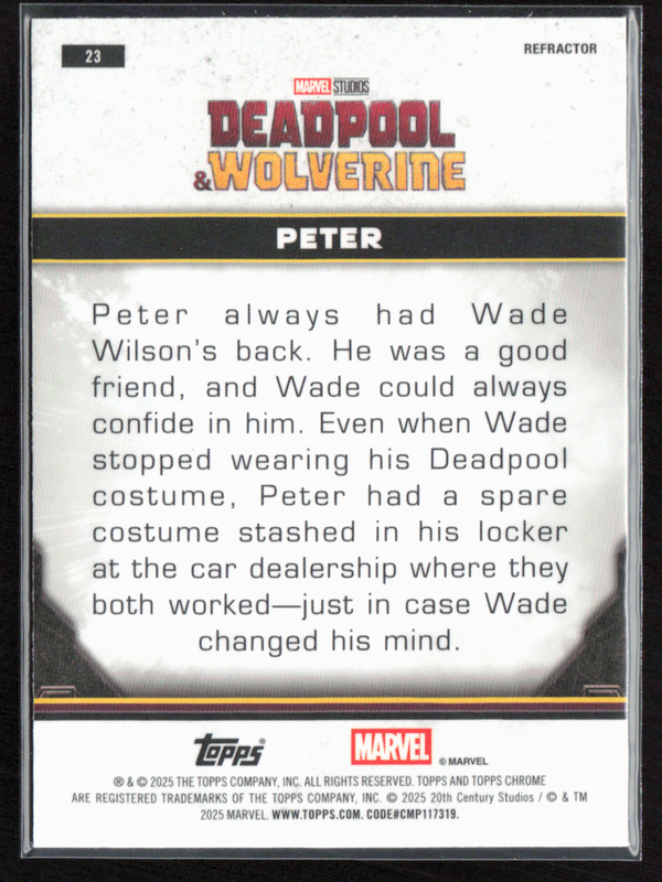 23 Peter - Base - Characters Refractor