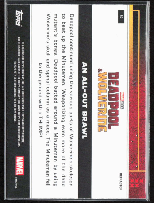 52 An All-Out Brawl - Base - Multiverse And More Refractor