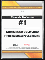 CB-11 Ultimate Wolverine - Comic Book Gold Refractor