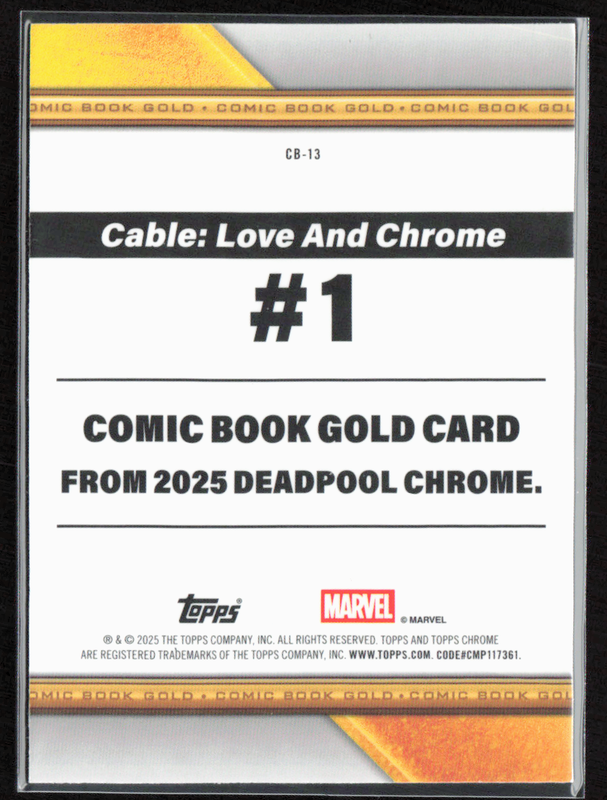 CB-13 Cable - Comic Book Gold Refractor