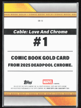 CB-13 Cable - Comic Book Gold Refractor
