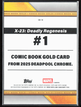 CB-18 X-23 - Comic Book Gold Refractor