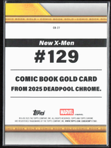 CB-27 Fantomex - Comic Book Gold Refractor