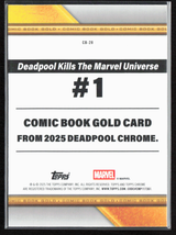 CB-28 Dreadpool - Comic Book Gold Refractor