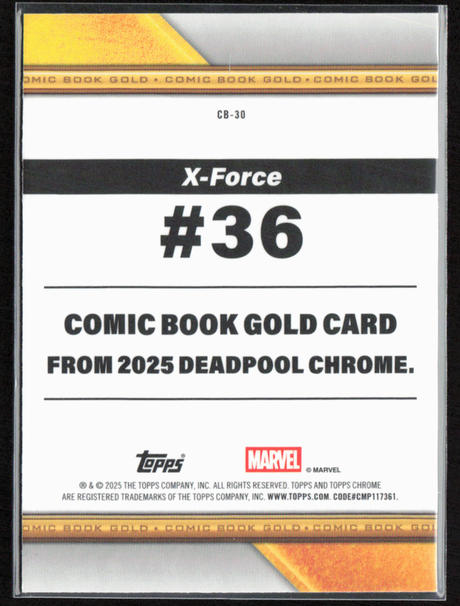 CB-30 Nightcrawler - Comic Book Gold Refractor