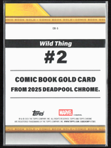 CB-5 Wild Thing - Comic Book Gold Refractor