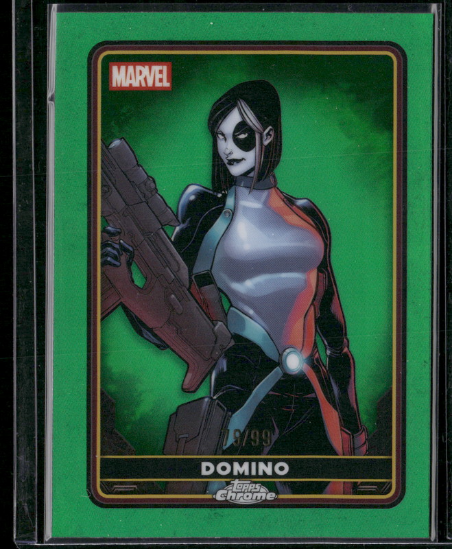 4 Domino - Base - Comic Accurate Green Refractor 79/99