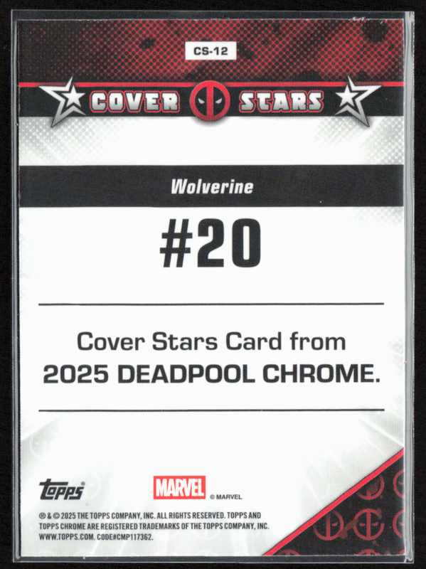 CS-12 Wolverine #20 - Cover Stars Refractor