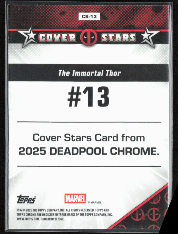 CS-13 The Immortal Thor #13 - Cover Stars Refractor