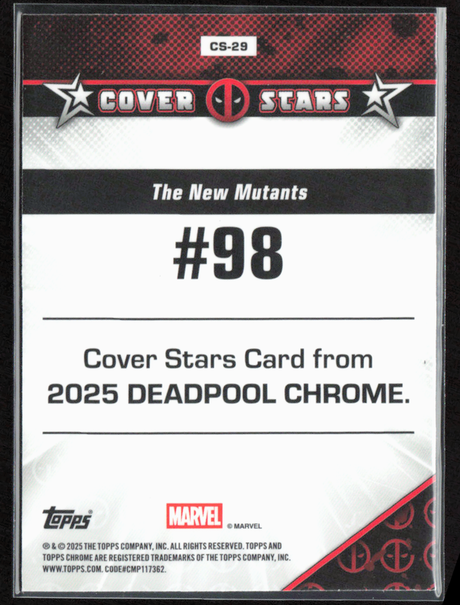 CS-29 The New Mutants #98 - Cover Stars Refractor