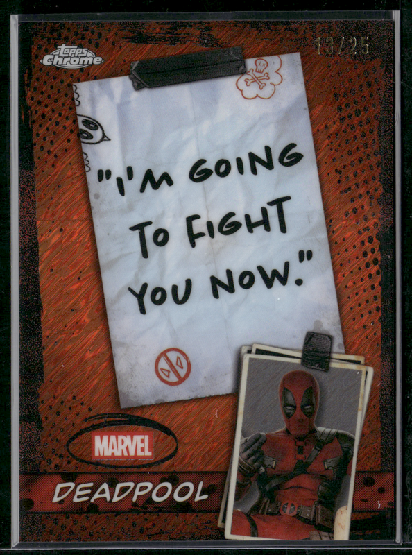 WM-03 Deadpool - Well You Got Nothing To Say Mouth Orange Shimmer 13/25