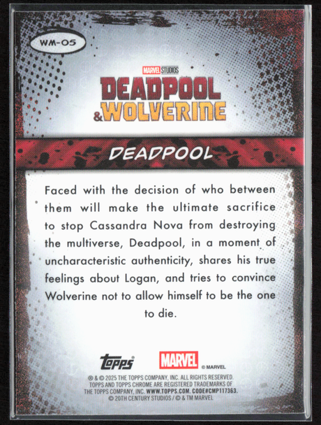 WM-05 Deadpool - Well You Got Nothing To Say Mouth Refractor