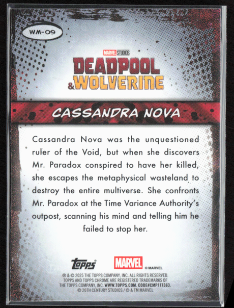 WM-09 Cassandra Nova - Well You Got Nothing To Say Mouth Refractor