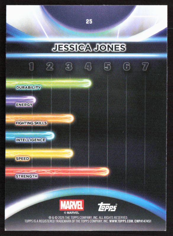 2026 Topps Neon Marvel - 25 Jessica Jones Sparkle