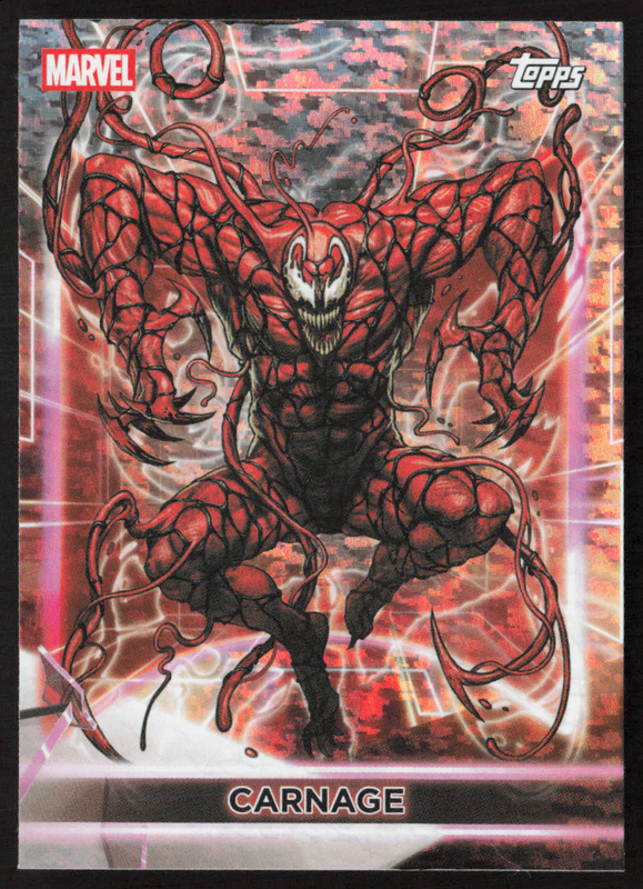 2026 Topps Neon Marvel - 97 Carnage Sparkle