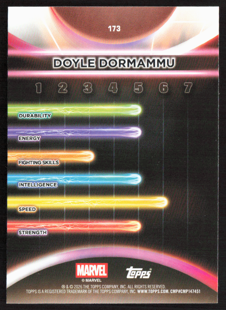 2026 Topps Neon Marvel - 173 Doyle Dormammu Sparkle