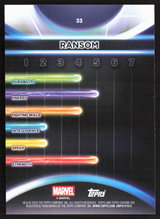 2026 Topps Neon Marvel - 33 Ransom Chrome