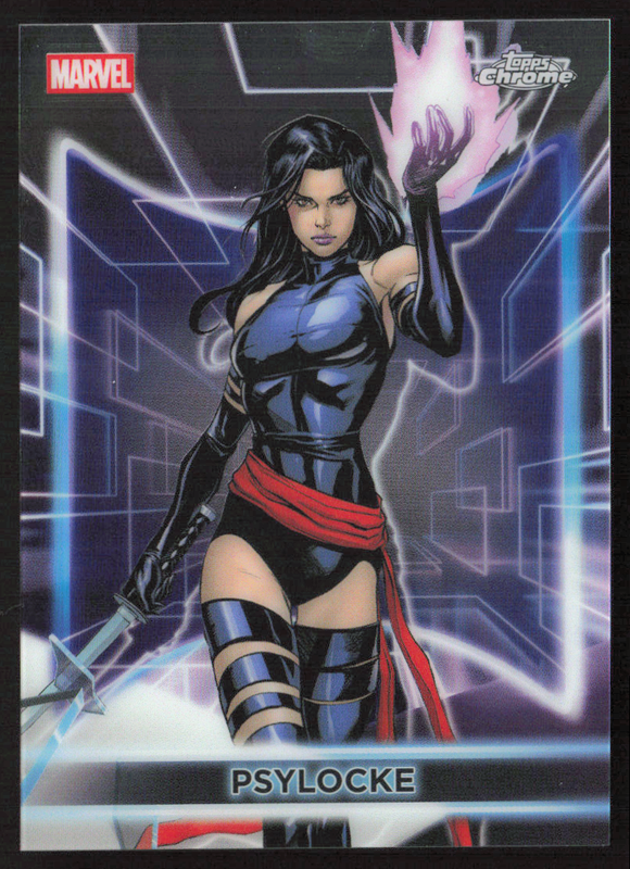 2026 Topps Neon Marvel - 127 Psylocke Chrome
