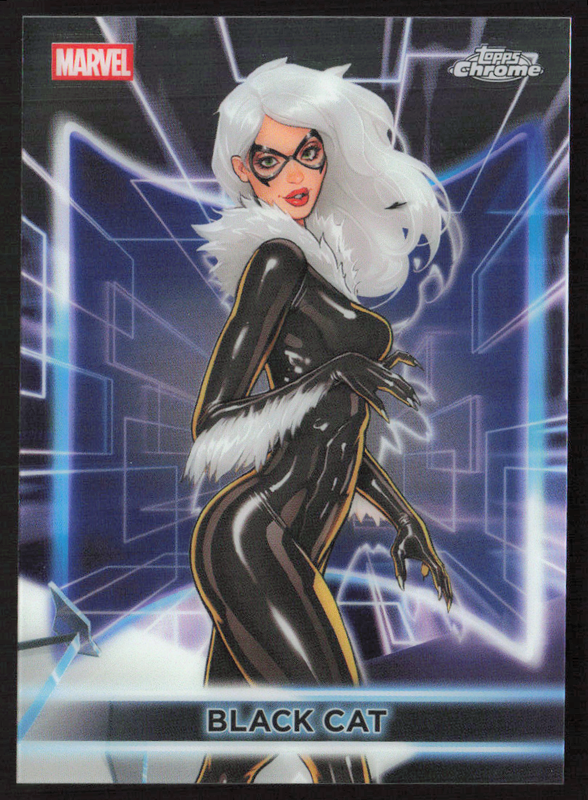 2026 Topps Neon Marvel - 137 Black Cat Chrome