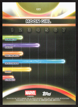 2026 Topps Neon Marvel - 177 Moon Girl Neon Purple Refractor 64/75