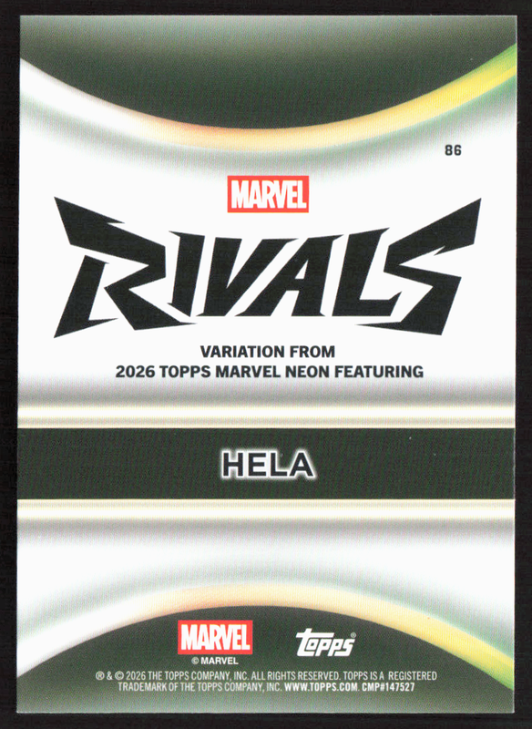 2026 Topps Neon Marvel - 86 Hela Marvel Rivals