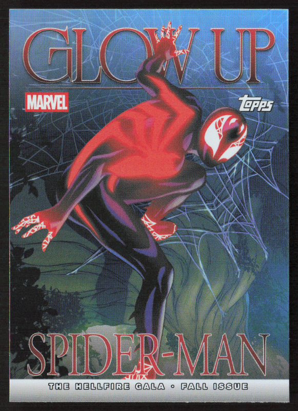 2026 Topps Neon Marvel - GU-3 Spider-Man Glow Up
