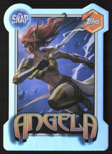 2026 Topps Neon Marvel - MS-1 Angela Marvel Snap