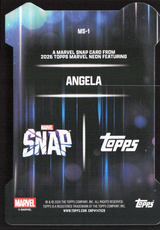 2026 Topps Neon Marvel - MS-1 Angela Marvel Snap