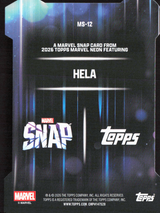 2026 Topps Neon Marvel - MS-12 Hela Marvel Snap