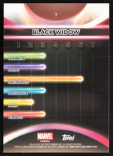 2026 Topps Neon Marvel - 7 Black Widow Rainbow