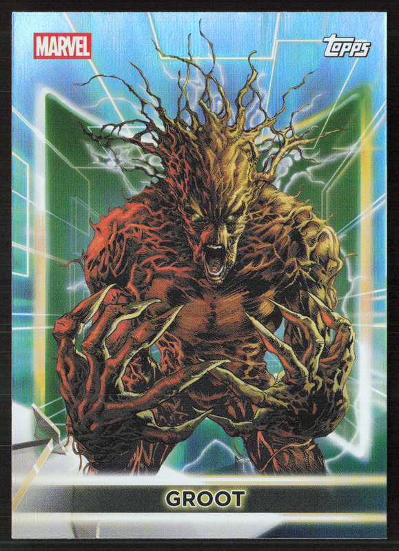 2026 Topps Neon Marvel - 75 Groot Rainbow