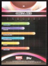 2026 Topps Neon Marvel - 92 Omega Red Rainbow