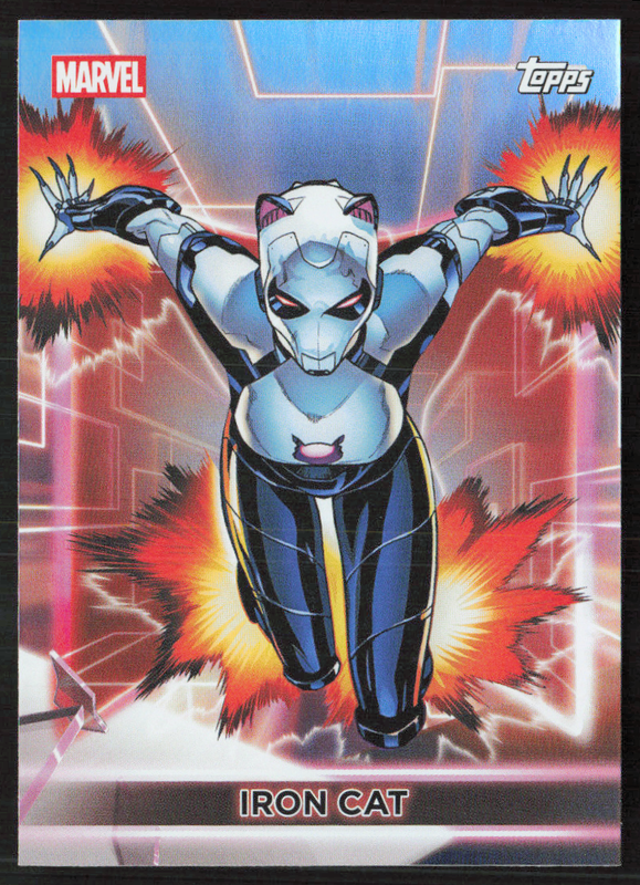 2026 Topps Neon Marvel - 98 Iron Cat Rainbow