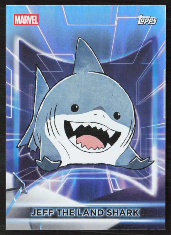 2026 Topps Neon Marvel - 129 Jeff The Land Shark Rainbow