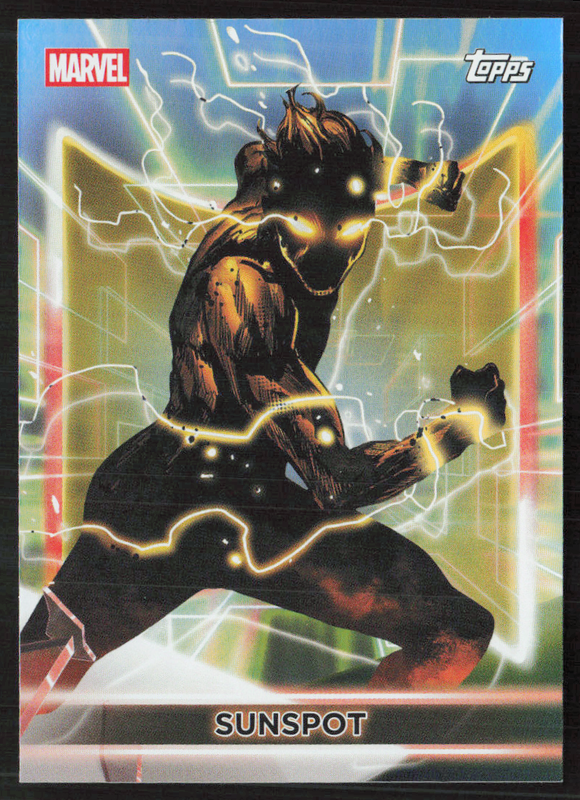2026 Topps Neon Marvel - 132 Sunspot Rainbow