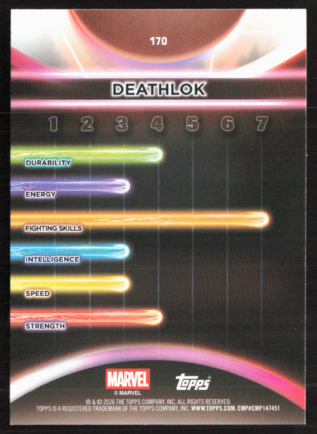2026 Topps Neon Marvel - 170 Deathlok Rainbow