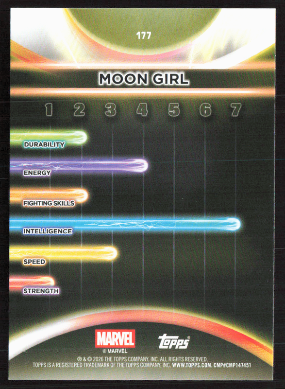 2026 Topps Neon Marvel - 177 Moon Girl Rainbow