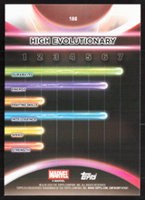 2026 Topps Neon Marvel - 186 High Evolutionary Rainbow