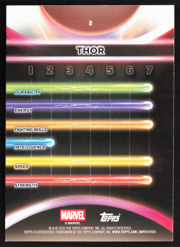 2026 Topps Neon Marvel - 2 Thor
