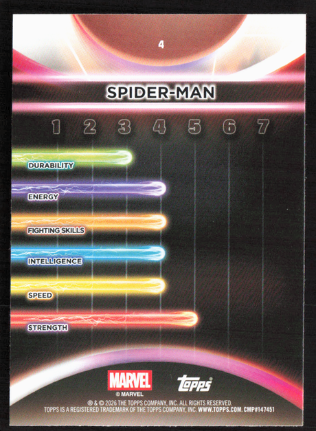 2026 Topps Neon Marvel - 4 Spider-Man