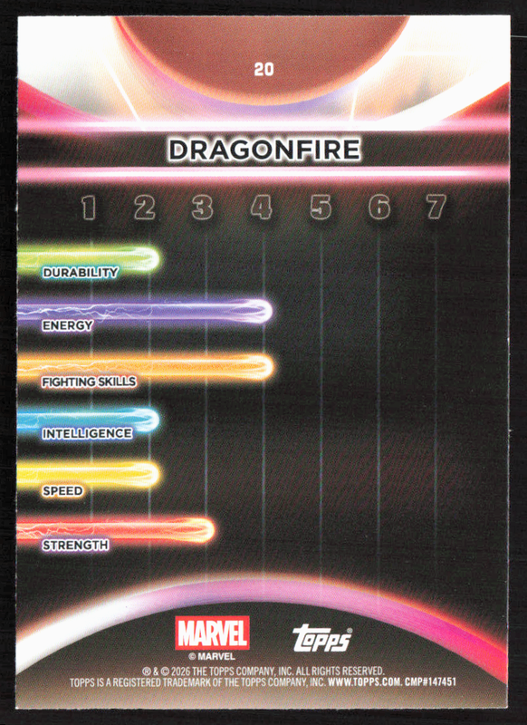 2026 Topps Neon Marvel - 20 Dragonfire