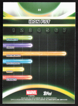 2026 Topps Neon Marvel - 22 Iron Fist