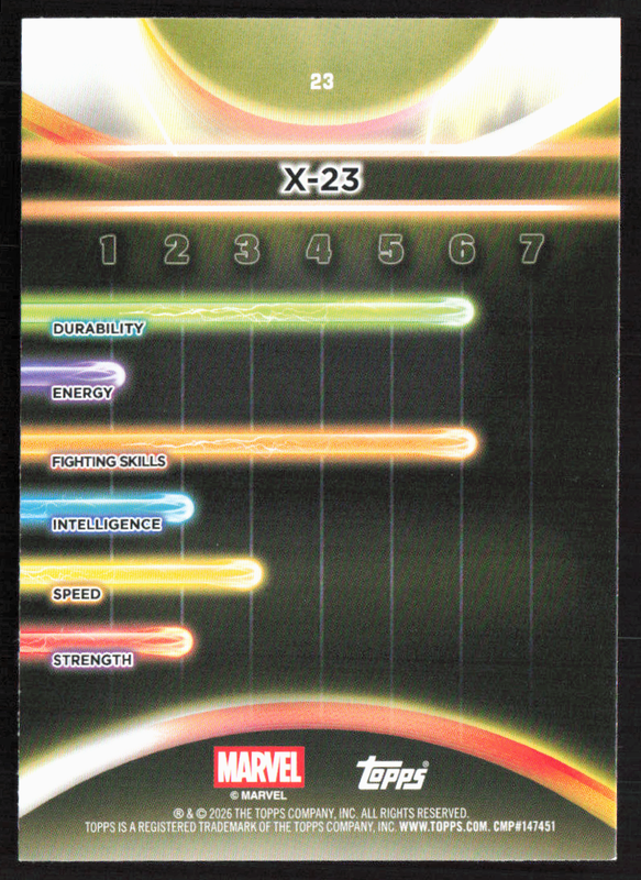 2026 Topps Neon Marvel - 23 X-23