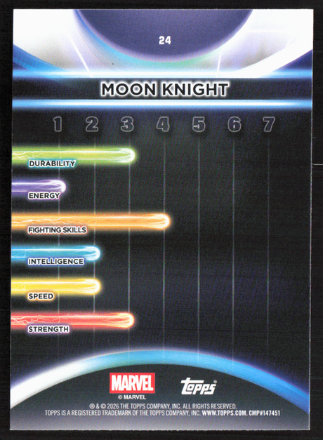 2026 Topps Neon Marvel - 24 Moon Knight