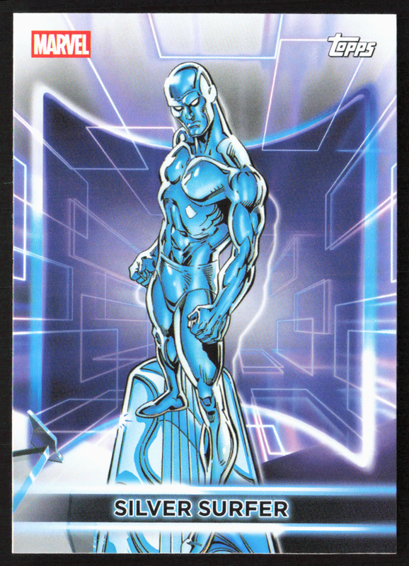 2026 Topps Neon Marvel - 34 Silver Surfer
